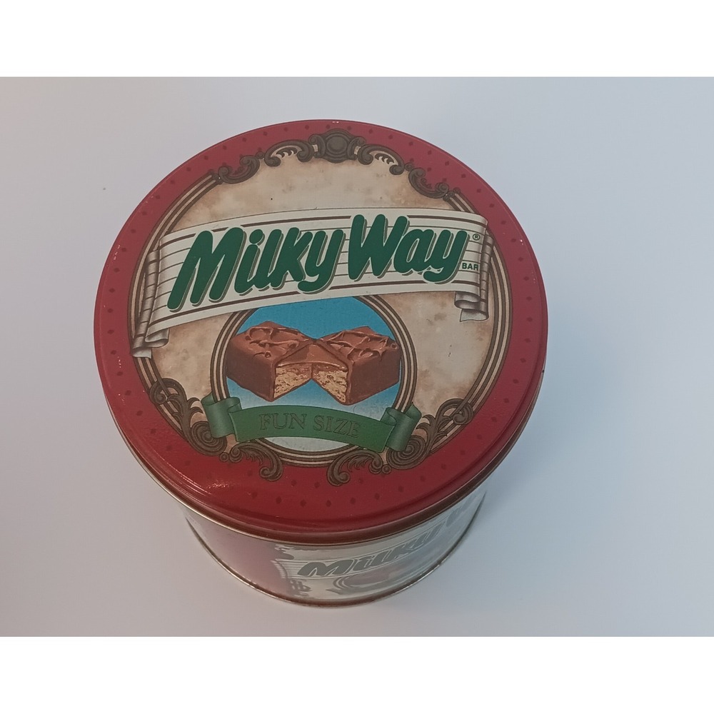 Milky Way Metal Tin Advertising Collector Old Vintage red novelty candy 80s - Picture 4 of 7
